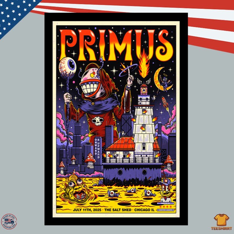 Primus On July 11 2025 Salt Shed Show Poster