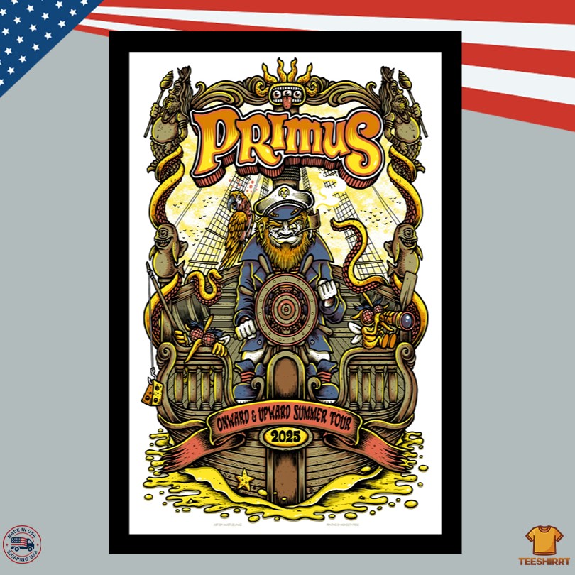 Primus Onward & Upward Summer Tour 2025 Poster