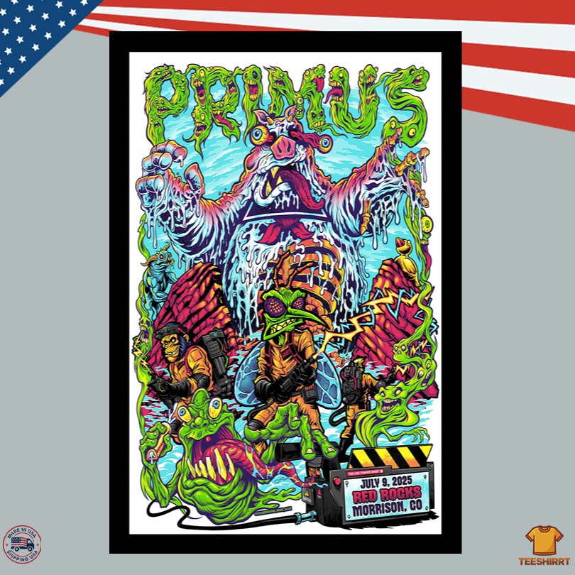 Primus Tour Poster July 9 2025 In Morrison CO