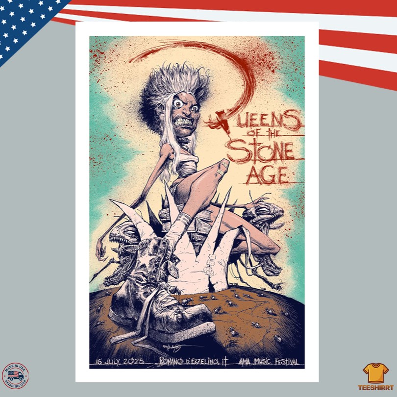 QOTSA In Bonțida, Romania On July 16, 2025 Tour Poster
