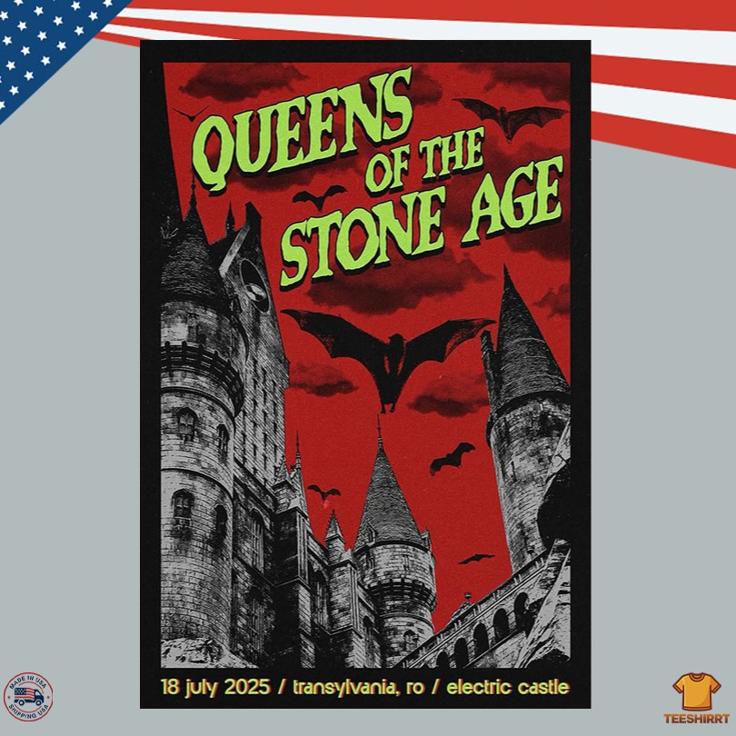 Queens Of The Stone Age August 18 2025 Transylvania Romania Event Poster  