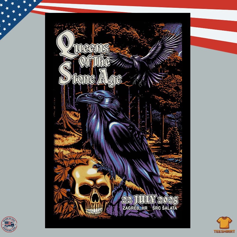 Queens Of The Stone Age July 22 2025 Zagreb HR Event Poster