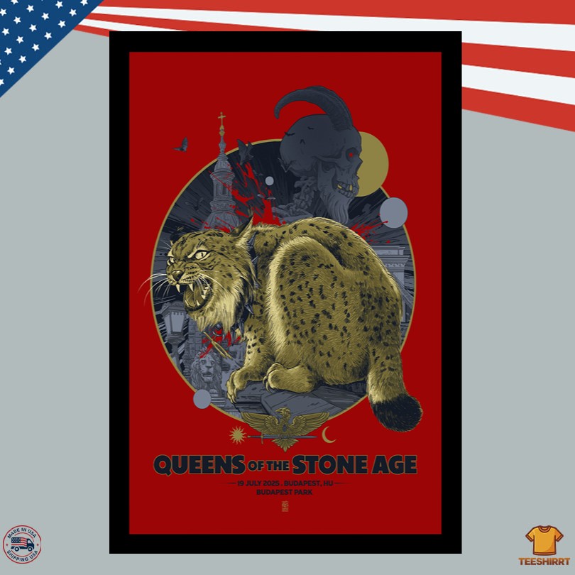 Queens Of The Stone Age Merch Banffy Castle July 19 2025 Poster