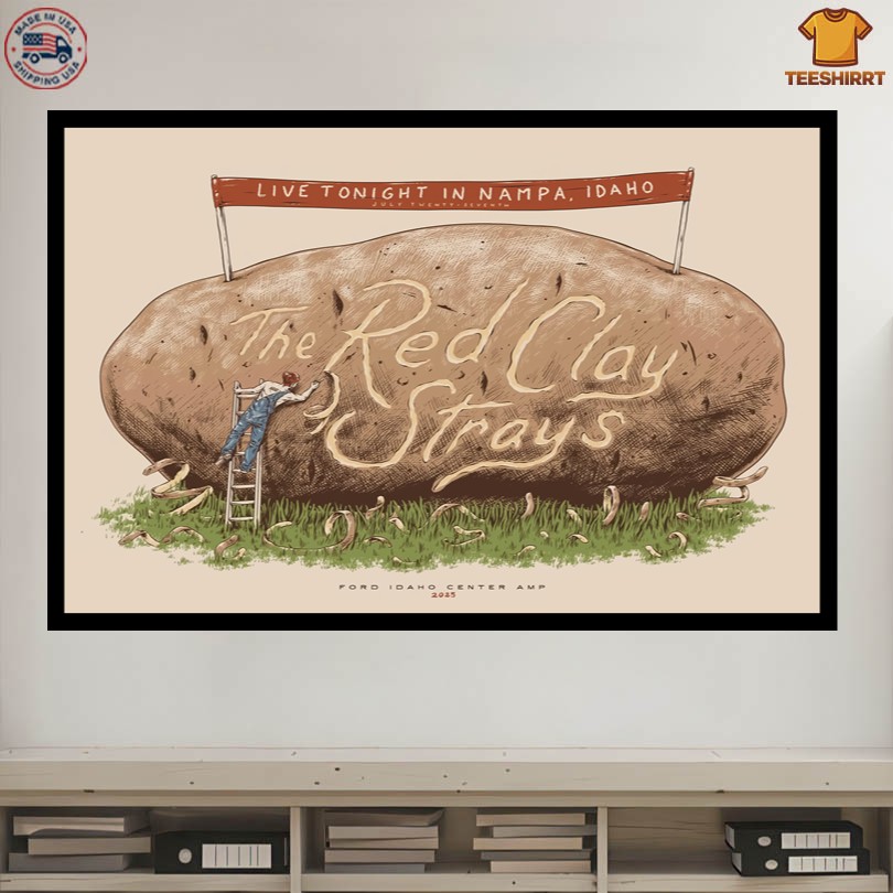Red Clay Strays July 27 2025 At Ford Idaho Center AMP Show Poster