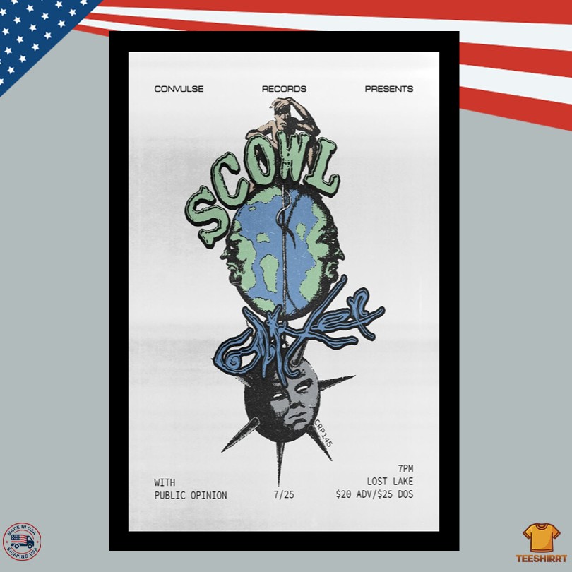 Scowl Glixen July 25 2025 Lost Lake Denver CO Poster