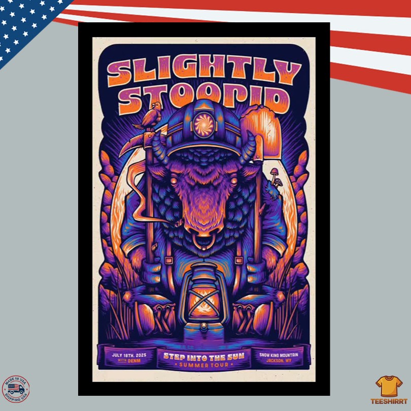 Slightly Stoopid At Snow King Mountain In Jackson WY On Jul 18 2025 Poster