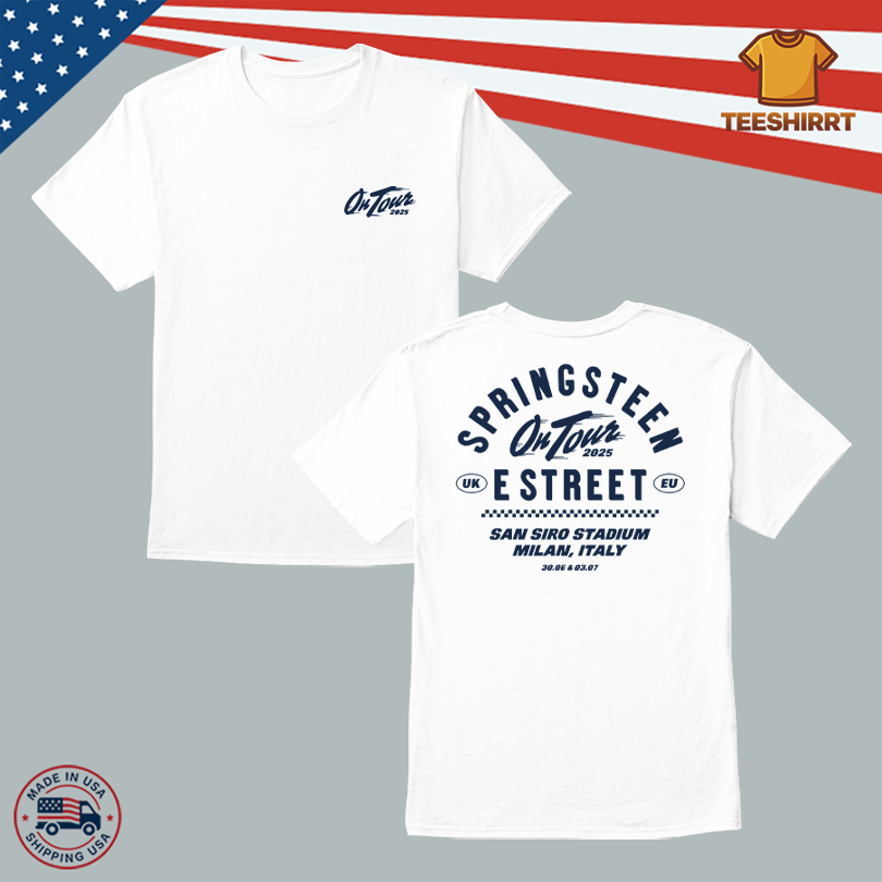 Springsteen And The E Street Band San Siro 2025 Shirt