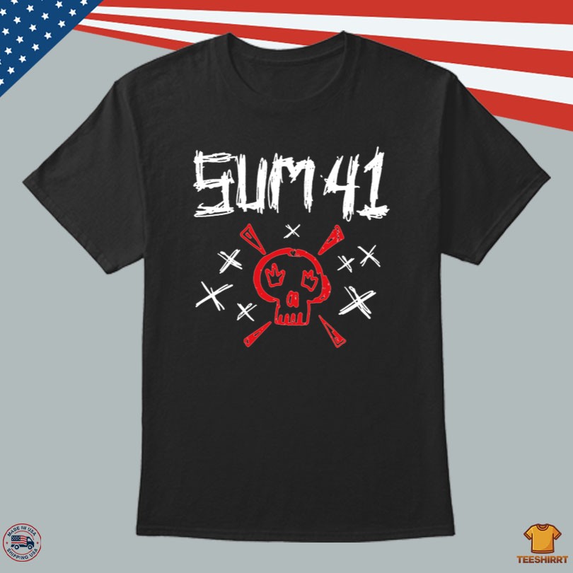 Sum 41 Skull Logo Graphic Tee