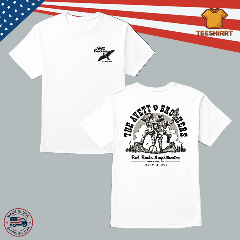 The Avett Brothers July 11-13 2025 Red Rocks Amphitheatre Tee