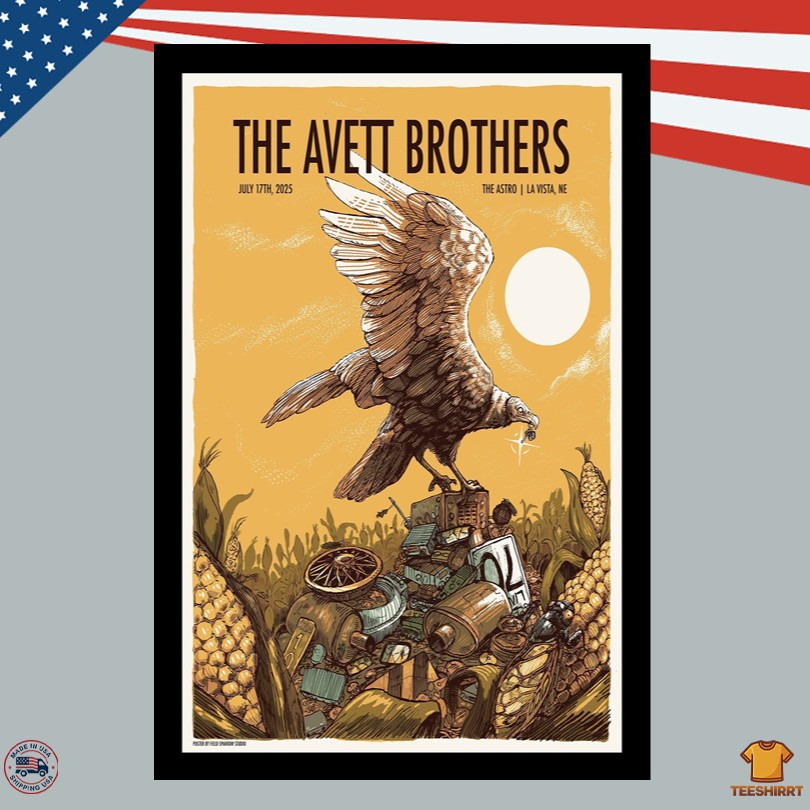 The Avett Brothers July 17 2025 The Astro Amphitheater La Vista NE Poster