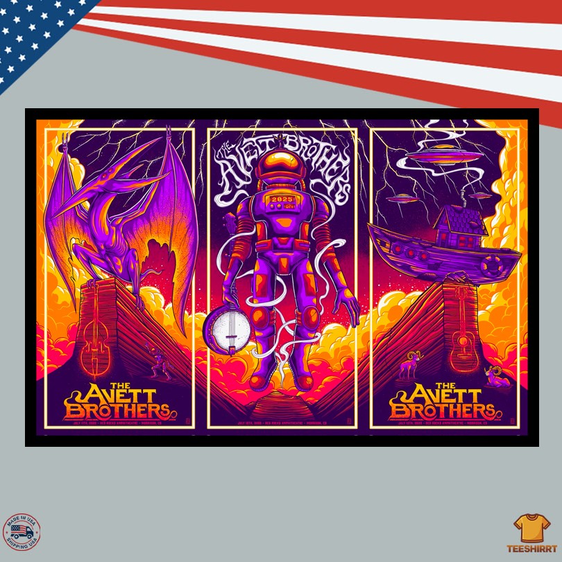 The Avett Brothers Merch Morrison CO July 11-13 2025 Poster