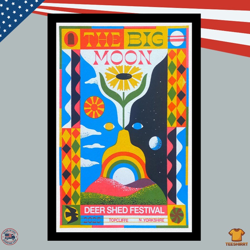The Big Moon Deer Shed Festival Topcliffe UK 07.25.2025 Poster