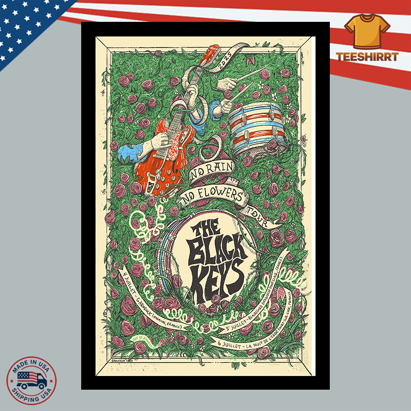 The Black Keys 07.4.2025 Live At Montreux Music Poster