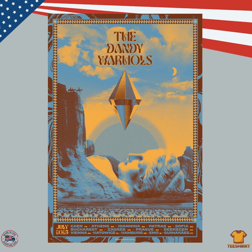 The Dandy Warhols Tour Dates 2025 Poster Print