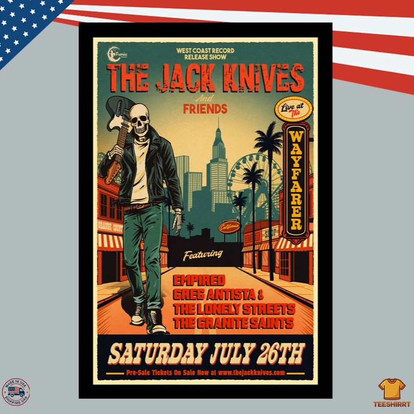 The Jack Knives Wayfarer Costa Mesa, CA 07.26.2025 Poster
