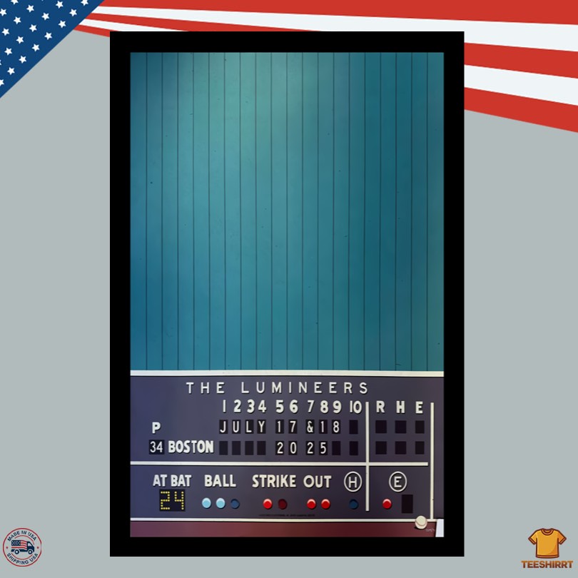 The Lumineers Fenway Park Boston MA 07.17.2025 Poster