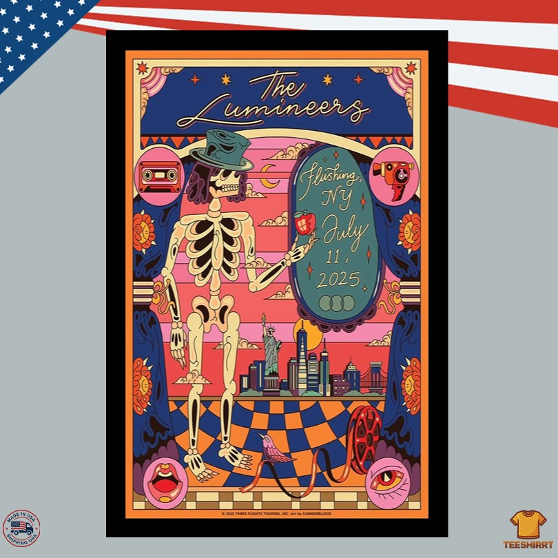 The Lumineers On July 11 2025 Citi Field Show Poster