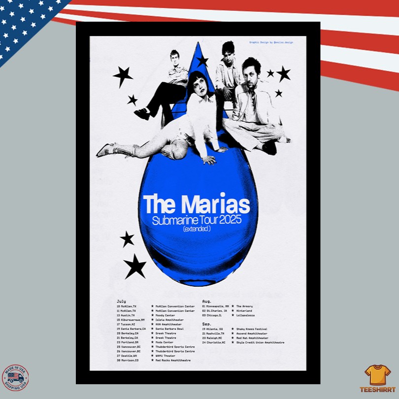 The Marias Wall Art 2025 Submarine Tour