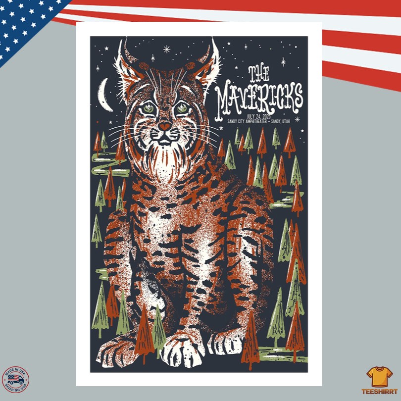 The Mavericks 07.24.2025 Live At Sandy Amphitheater Poster