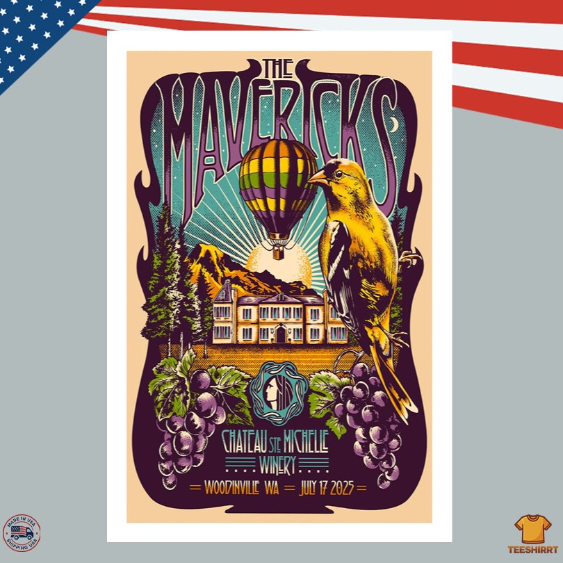 The Mavericks Tour Poster July 17 2025 In Woodinville WA