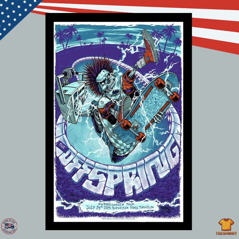 The Offspring July 23 2025 At Budweiser Stage Show Poster