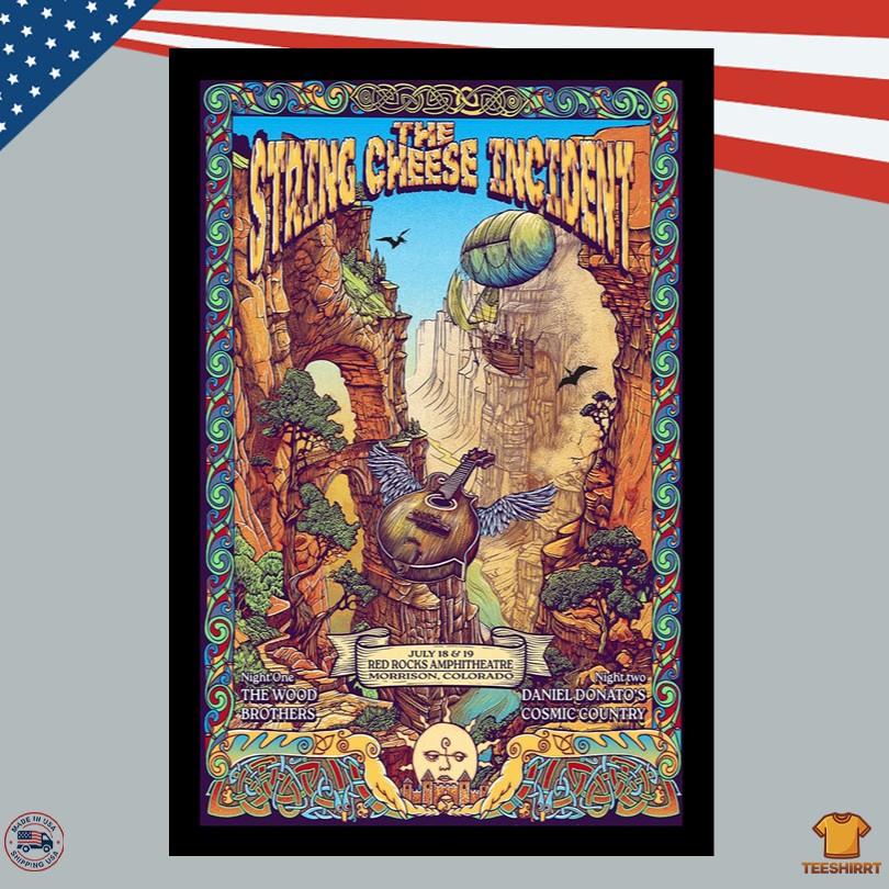 The String Cheese Incident July 18-19 2025 Red Rocks Morrison CO Poster