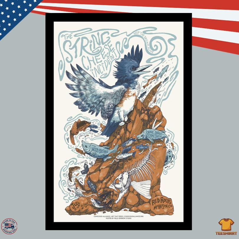 The String Cheese Incident Red Rocks Amphitheatre Morrison CO 2025 Poster 