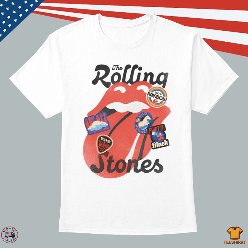 The Summer Collection Stickered Tongue Ringer Tee
