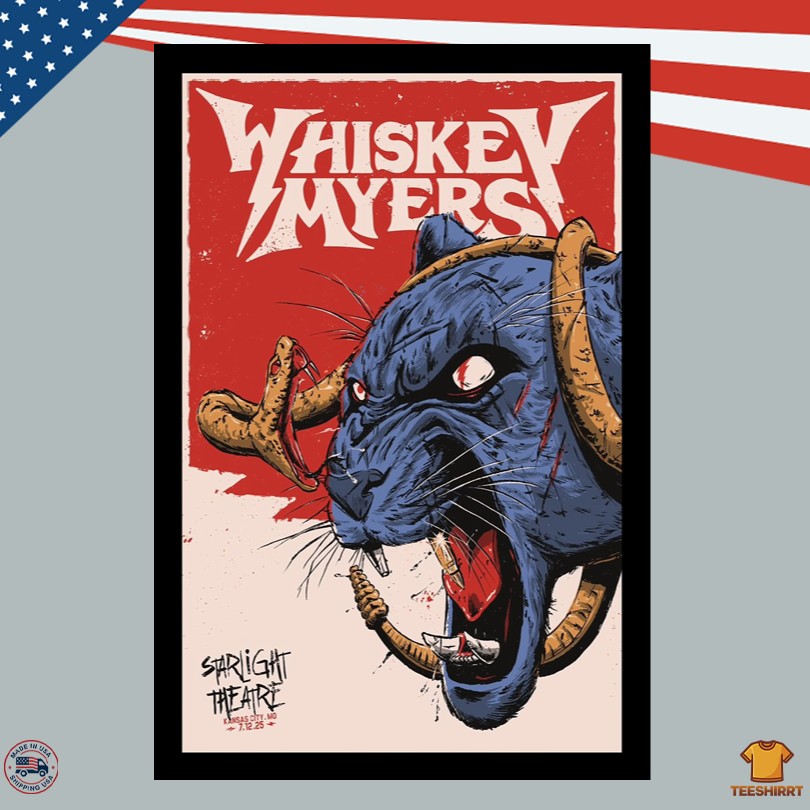 Whiskey Myers 07.12.2025 Live At Starlight Theatre Poster
