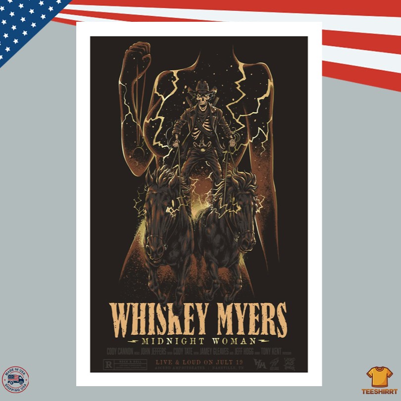 Whiskey Myers 07.19.2025 Live At Ascend Amphitheater Poster