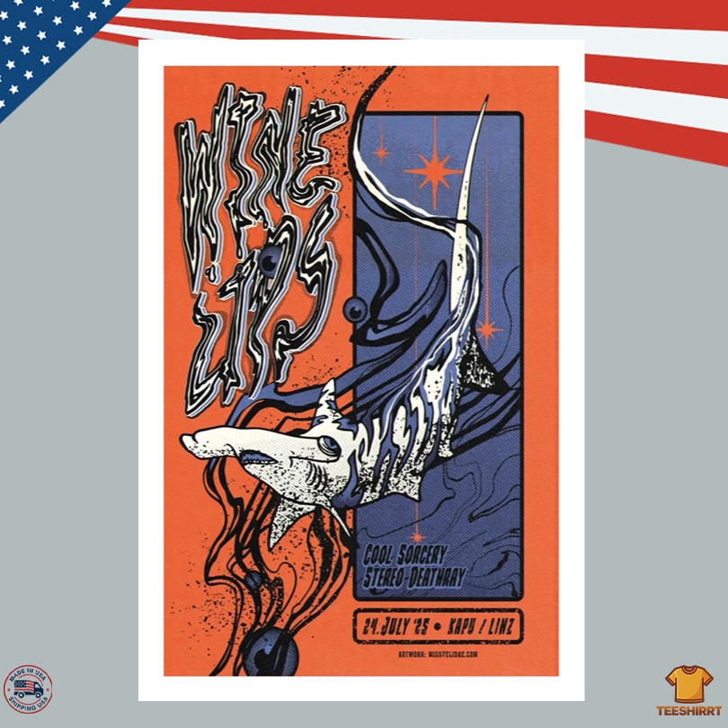 Wine Lips Merch Linz Austria July 24 2025 Poster