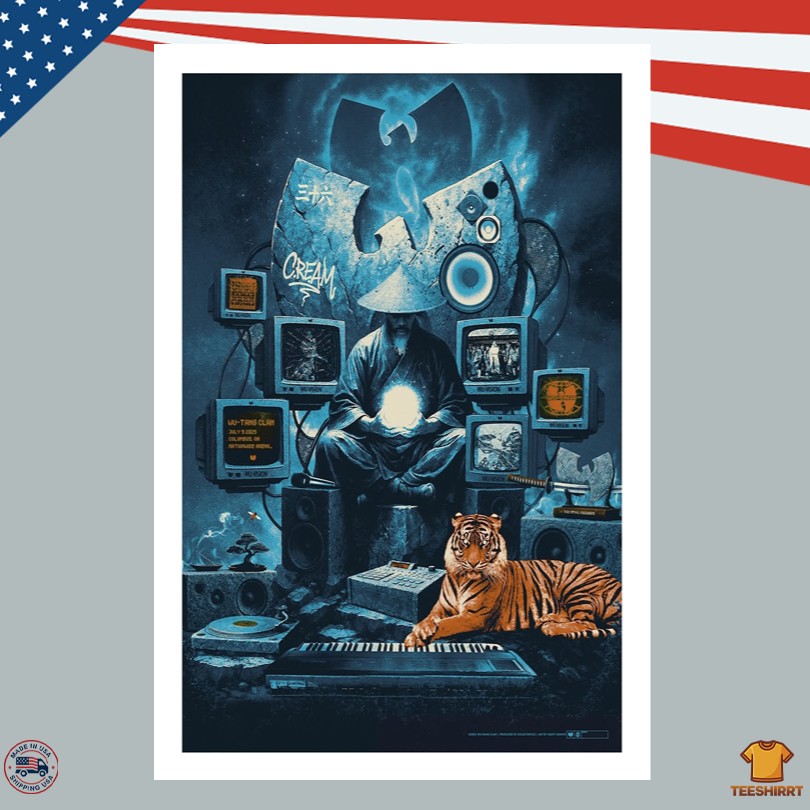 Wu-Tang Clan In Columbus OH On Jul 9 2025 Tour Poster