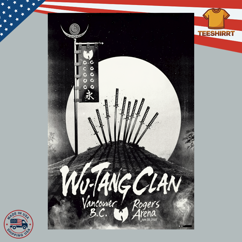 Wu-Tang Clan In Vancouver Canada On Jun 30 2025 Tour Poster