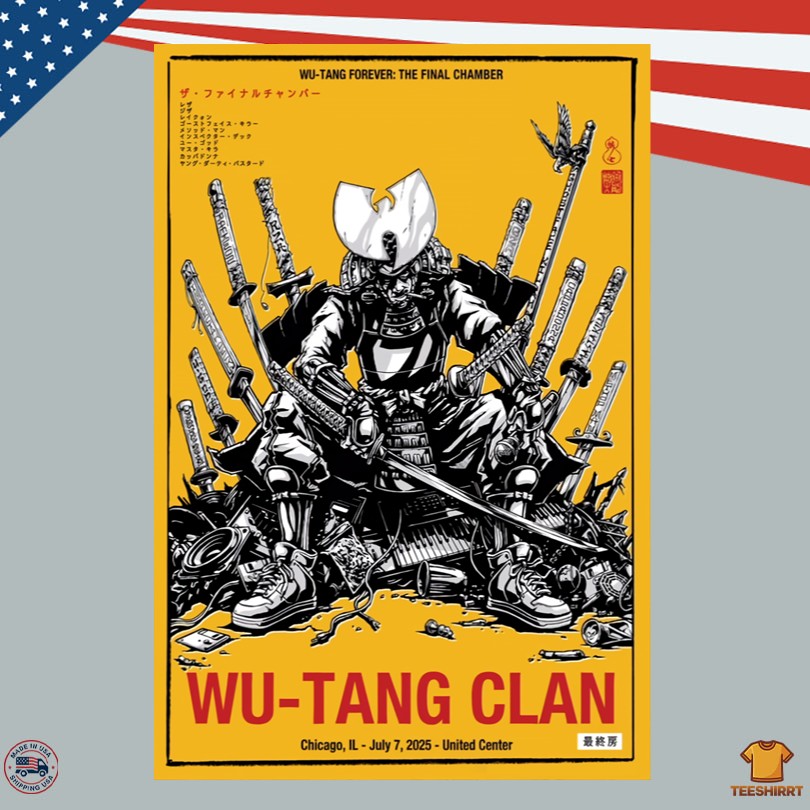 Wu-Tang Clan July 7 2025 Chicago IL Event Poster