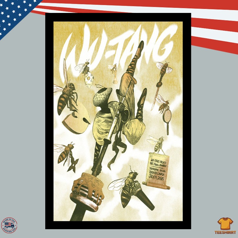 Wu-Tang Clan Merch Toronto Canada July 14 2025 Poster  