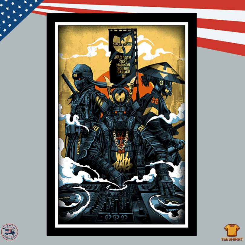 Wu-Tang Clan On July 16 2025 Madison Square Garden Show Poster