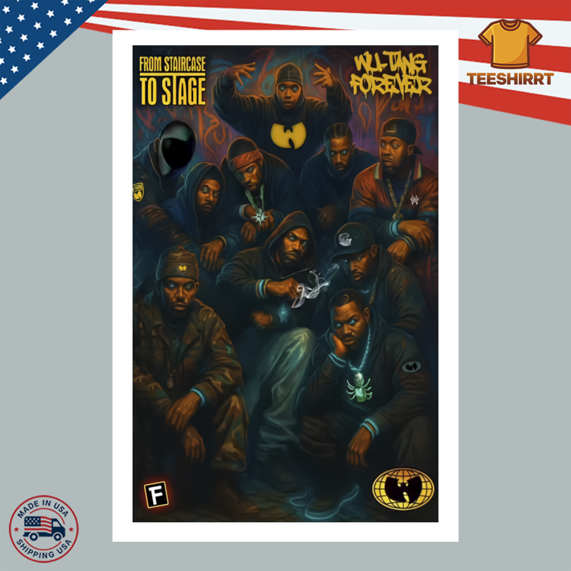 Wu-Tang Clan Poster From Staircase To Stage